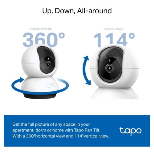 WIRELESS SECURITY COLOR CAMERA  TAPO C220 WHITE